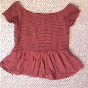 Off the shoulder top